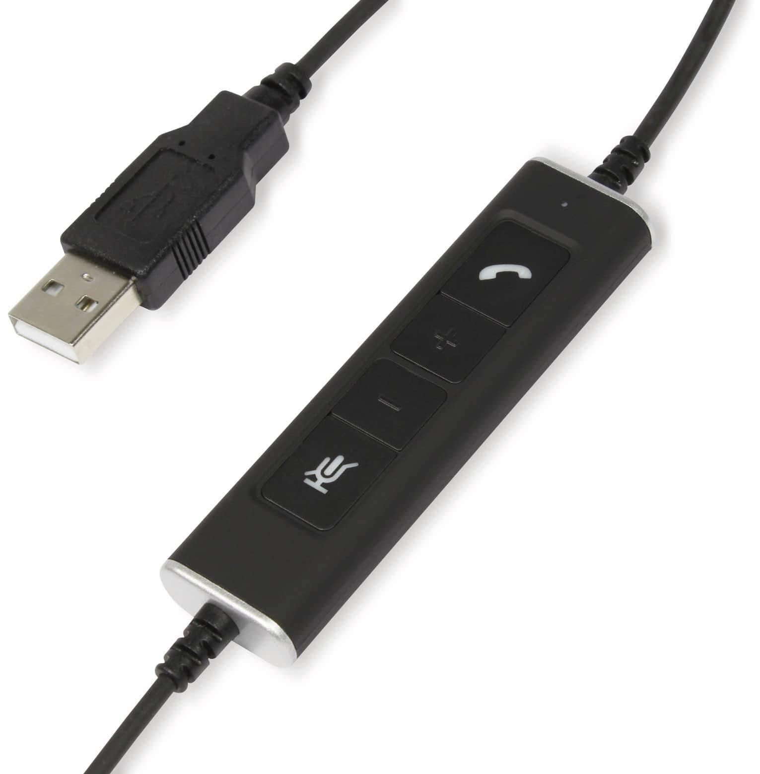 Image du symbole pour plusonic 6337-10.1P téléphone Micro-casque supra-auriculaire filaire Mono noir