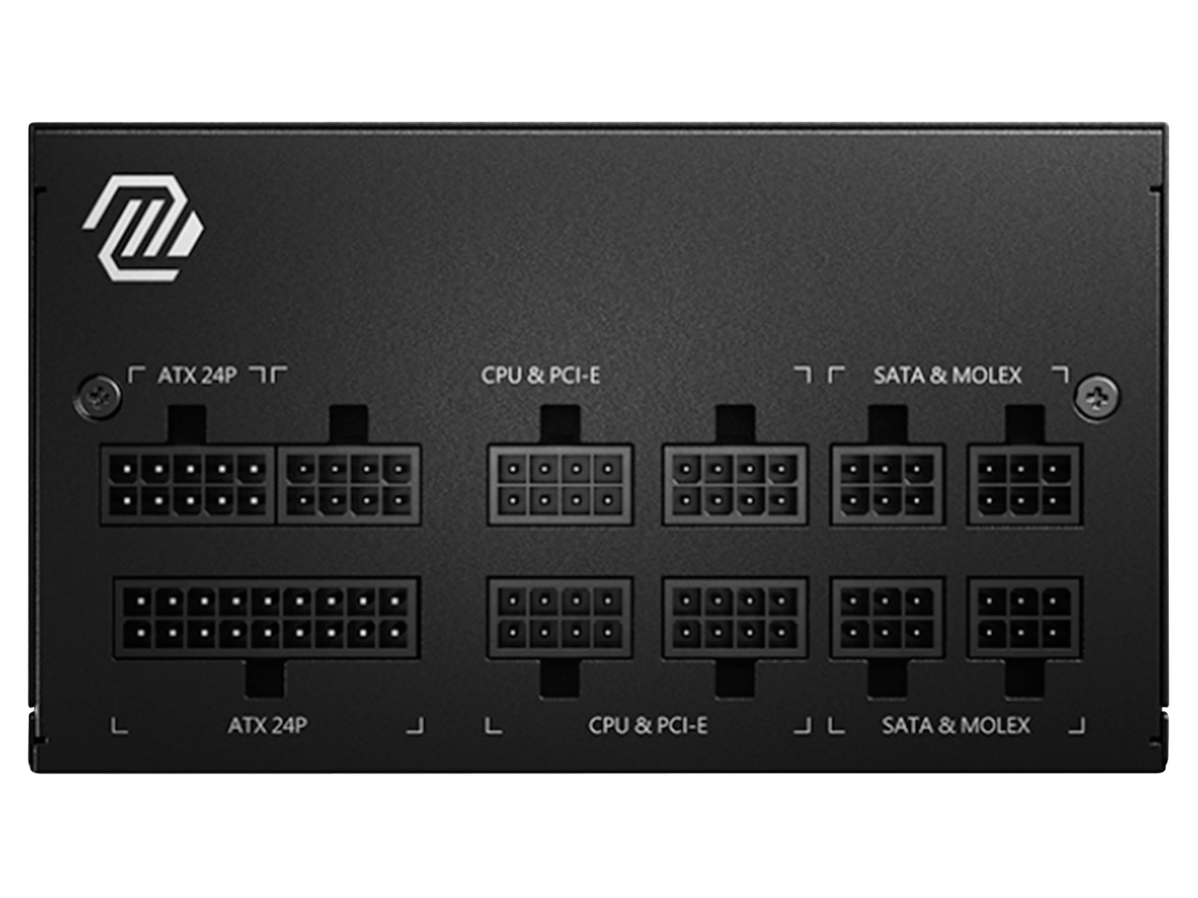Image du symbole pour MSI MAG A650GL, 650 W, 100 - 240 V, 10 A, 5 A, Actif, 100 W