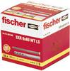 Chevilles rallongées avec vis SXR (Ø x L) 8 mm x 60 mm Fischer 507600 25 pcs