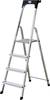 Krause 126337 aluminium Escabeau Hauteur de travail (max.): 3.05 m argent DIN EN 131 4.7 kg