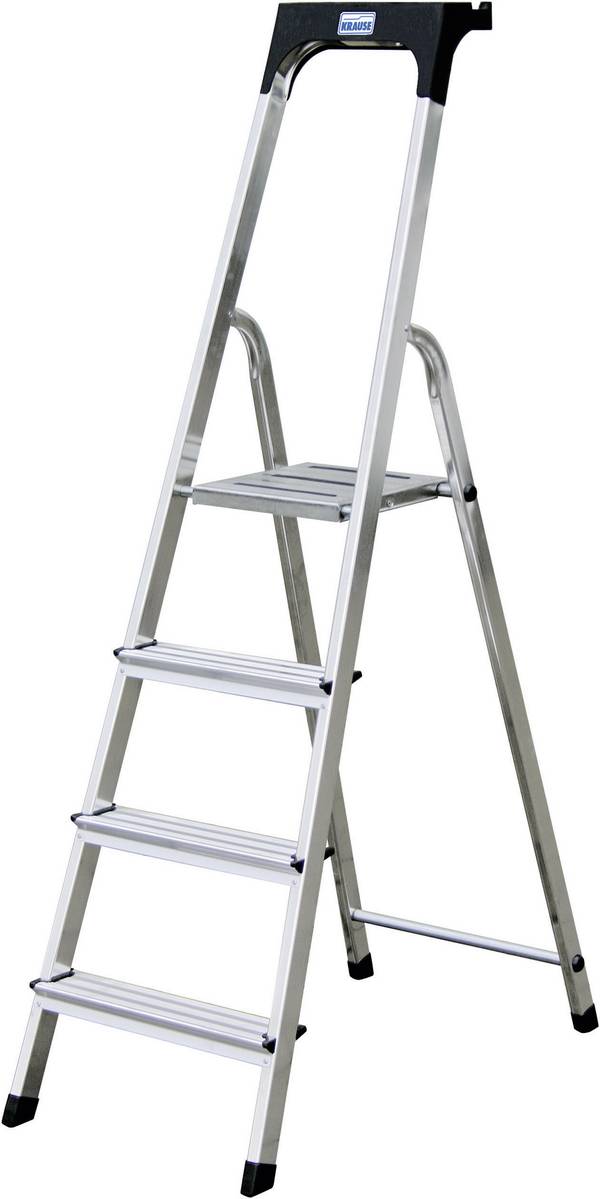 Krause    126344  aluminium  Escabeau    Hauteur de travail (max.): 3.25 m  argent  DIN EN 131  5.4 kg