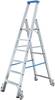 Krause 124616 aluminium Escabeau mobile Hauteur de travail (max.): 2.95 m argent DIN EN 131 8.7 kg