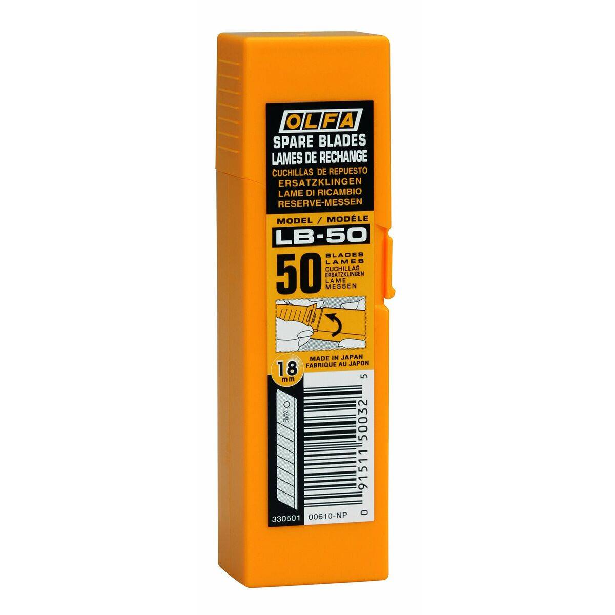Lames Olfa Lb-50 Argent 18mm Lames De Rechange Ultra-tranchantes 18mm - Olfa-2