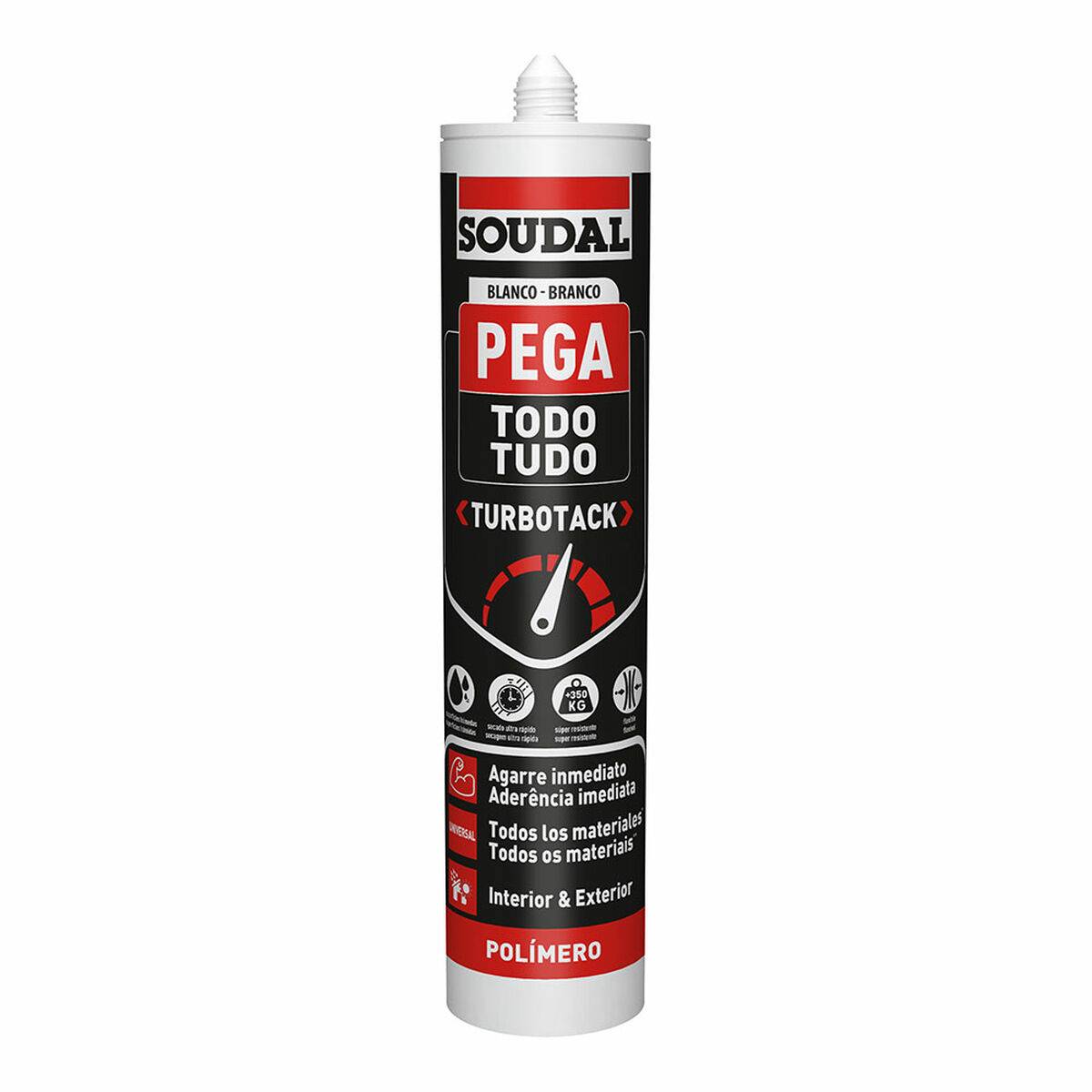 Colles Tout Blanc Turbotack 290ml Soudal 160280 - Soudal-0