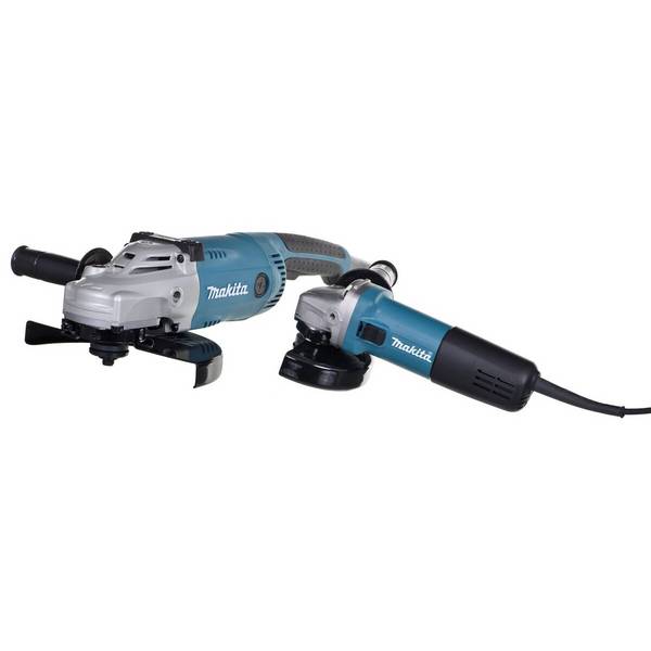 Pack Meuleuses d'angles 125 mm 840W et 230 mm 2200W en coffret standard - MAKITA - DK0053G
