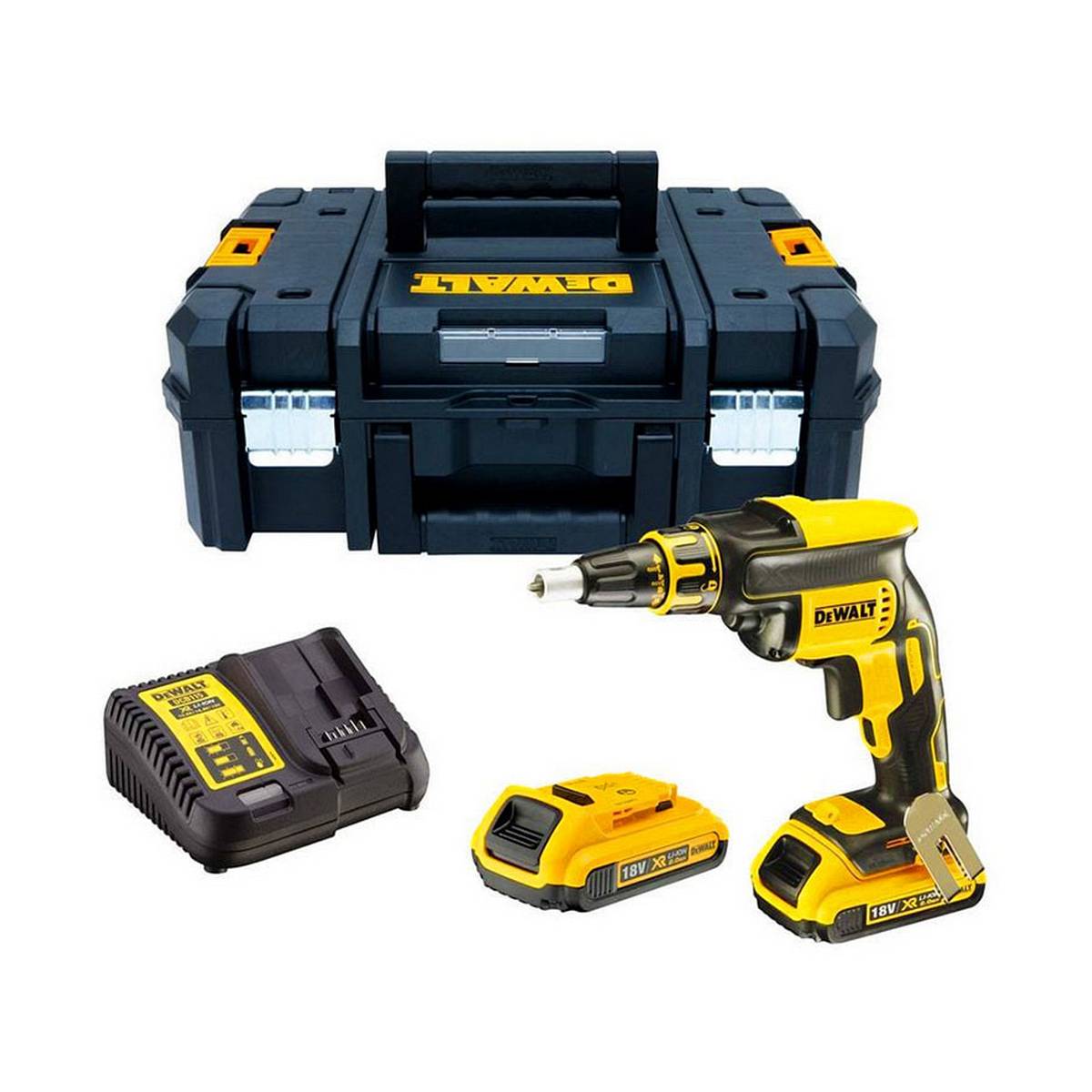 Visseuse à plaques de plâtre XR 18V 2Ah Li-Ion Brushless DEWALT - DCF620D2-QW-1