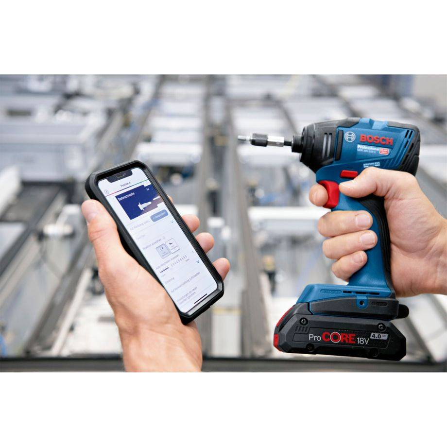 Visseuse à chocs sans fil Bosch Professional GDR 18V-210 C + GCY 42 06019J0101 18 V Li-Ion + module Bluetooth, sans batt-1
