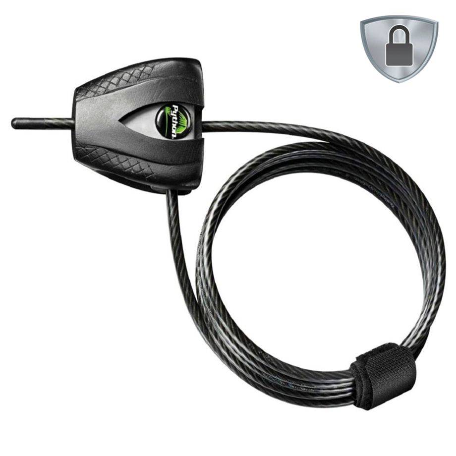 MASTER LOCK Câble antivol ajustable [Longueur ajustable de 30 cm à 1,8 m] [Solution Brevetée Python] 8417EURDPRO-0