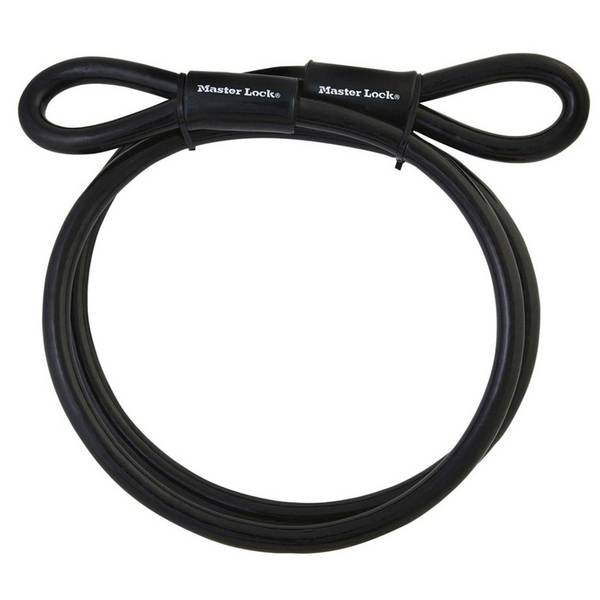 Master Lock 49EURD Câble Antivol avec deux Boucles, 3 m