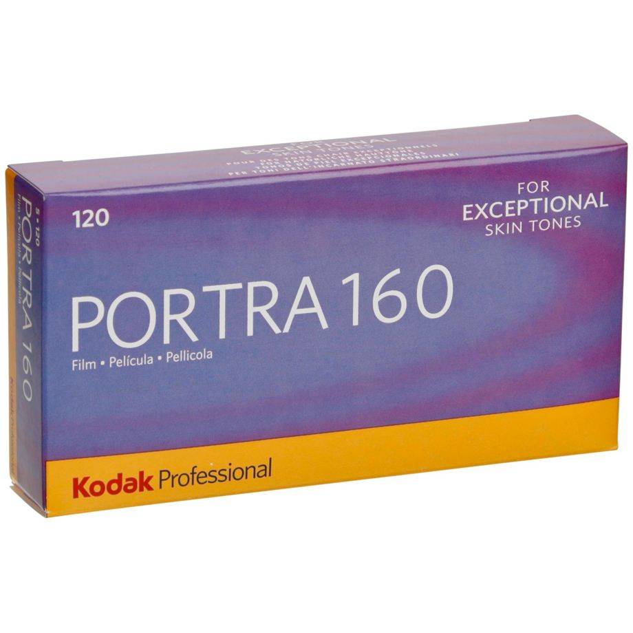 Kodak Portra 160 – Film Négatif Couleur 120, ISO 160, Tons Chair, Lot 5, 80 Poses-0