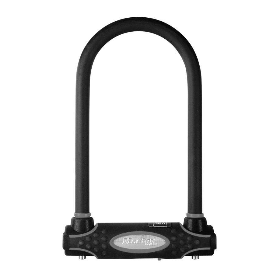 MASTER LOCK Antivol Vélo U [A Clé] [Support de Vélo Universel] [Antivol Certifié] 8195EURDPRO-1