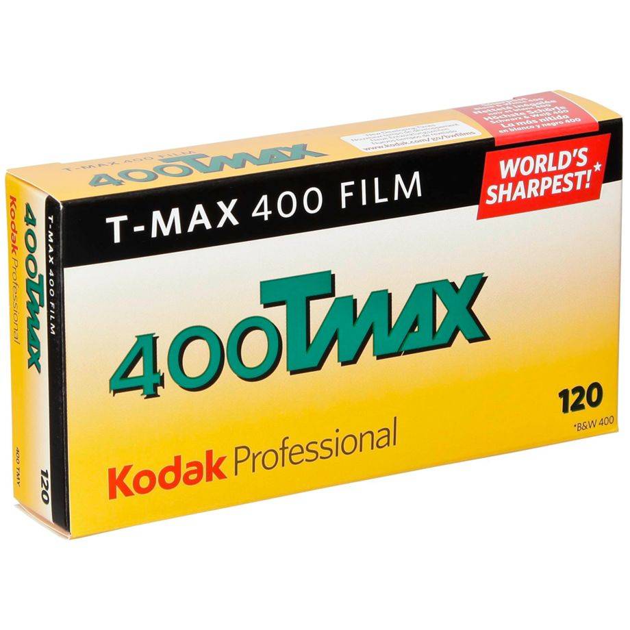 Kodak T-MAX 400 – Film Noir et Blanc 120, ISO 400, Grain Ultra Fin, Lot 5, 60 Poses-0