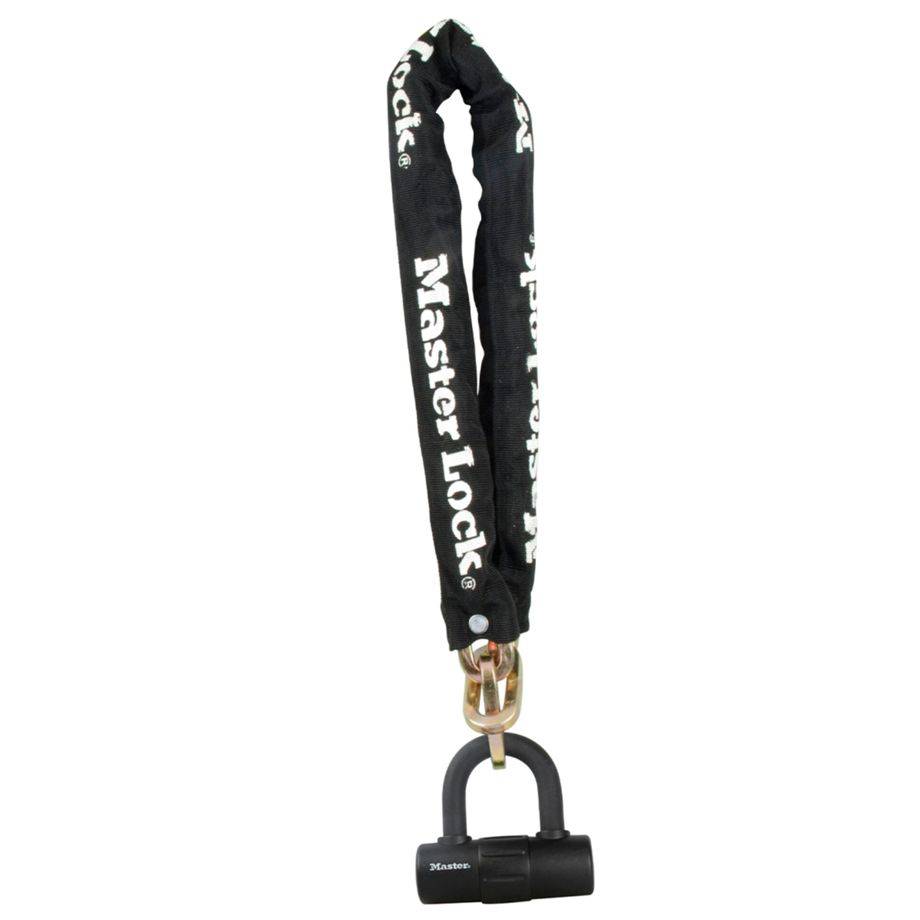MASTER LOCK Chaîne Antivol Vélo avec mini U [Clé] [Antivol Certifié] 8234EURDPRO-0