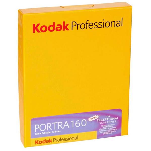 Kodak Portra 160 – Film Négatif Couleur 4x5, ISO 160, Tons Chair, 10 Feuilles