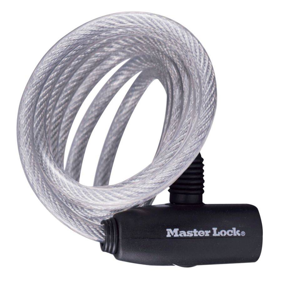 MASTER LOCK Cable Antivol Vélo [1,8 m Câble] [Clé] [Extérieur] [Couleur Aléatoire] 8127EURDPRO-2
