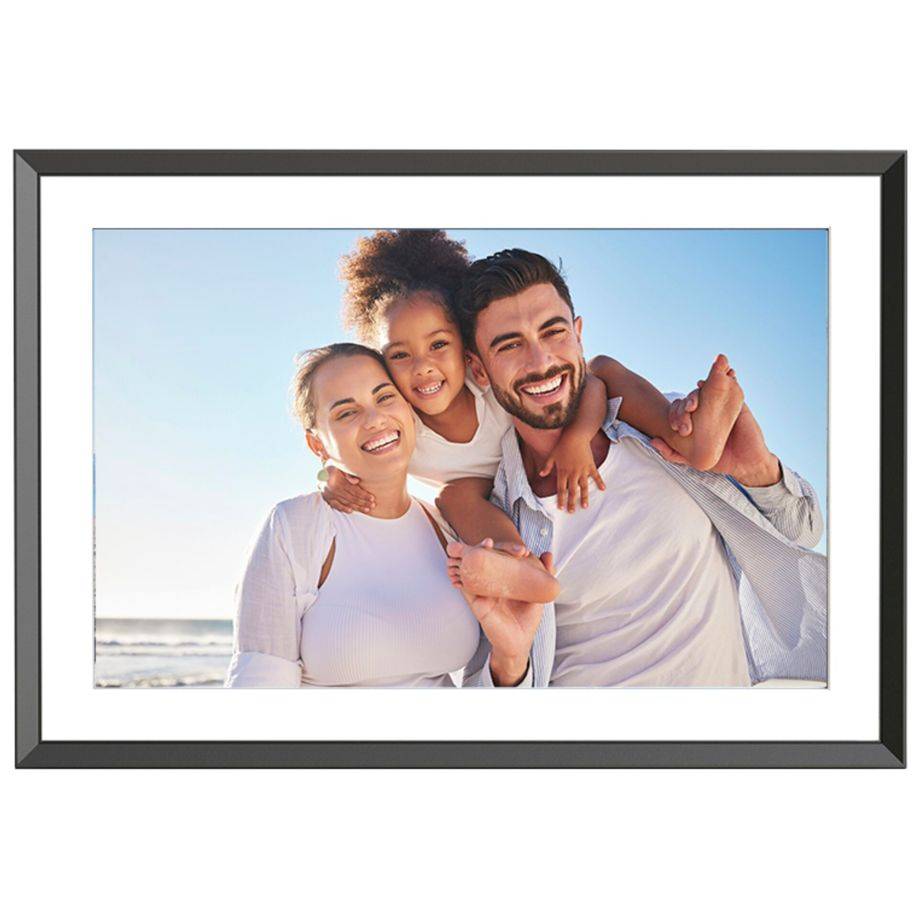 AGFA PHOTO Cadre Photo Numérique Realiview APF1000 - Écran LED 10" 1024x600, Affichage Photos, Horloge, Calendrier Prog-0