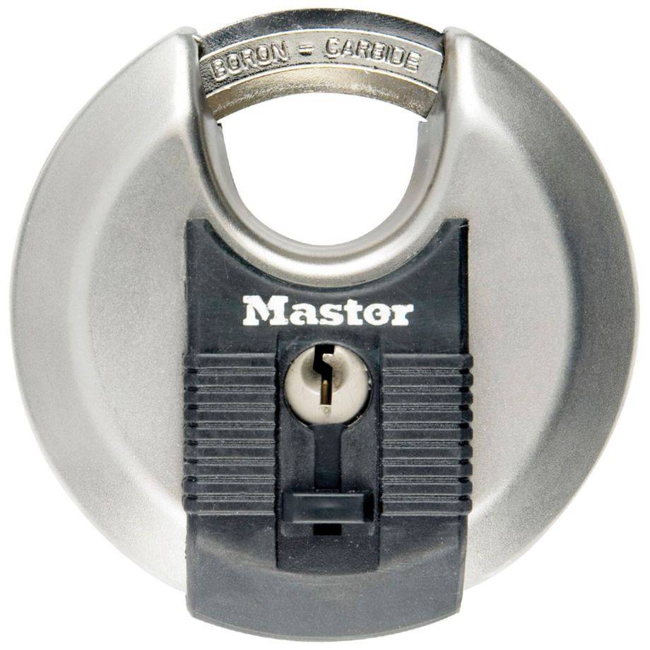 MASTER LOCK Cadenas Rond [A Clé] [Acier Inoxydable] [Extérieur] M40EURD-0