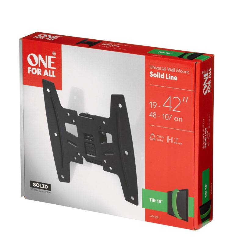 One For All WM 4221 Support mural TV 109,2 cm (43") inclinable-1