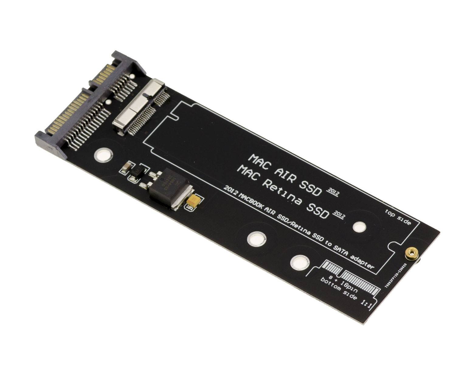 Adaptateur SATA pour SSD de MAC AIR ou RETINA de 2012 en 8+18 broches avec SOCKET METAL-0