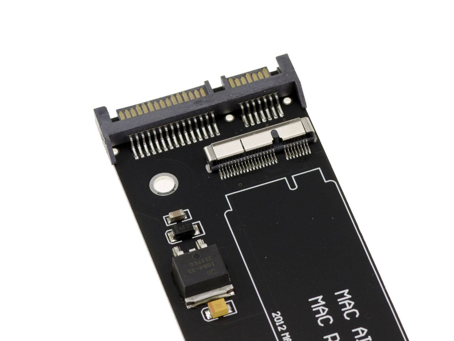 Adaptateur SATA pour SSD de MAC AIR ou RETINA de 2012 en 8+18 broches avec SOCKET METAL-3