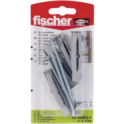 Fischer 53300 FU 6 x 35 SK Cheville universelle 35 mm 6 mm 10 pc(s)-0