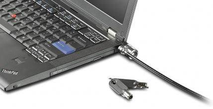 Antivol pour ordinateur portable Lenovo 73P2582 noir-1
