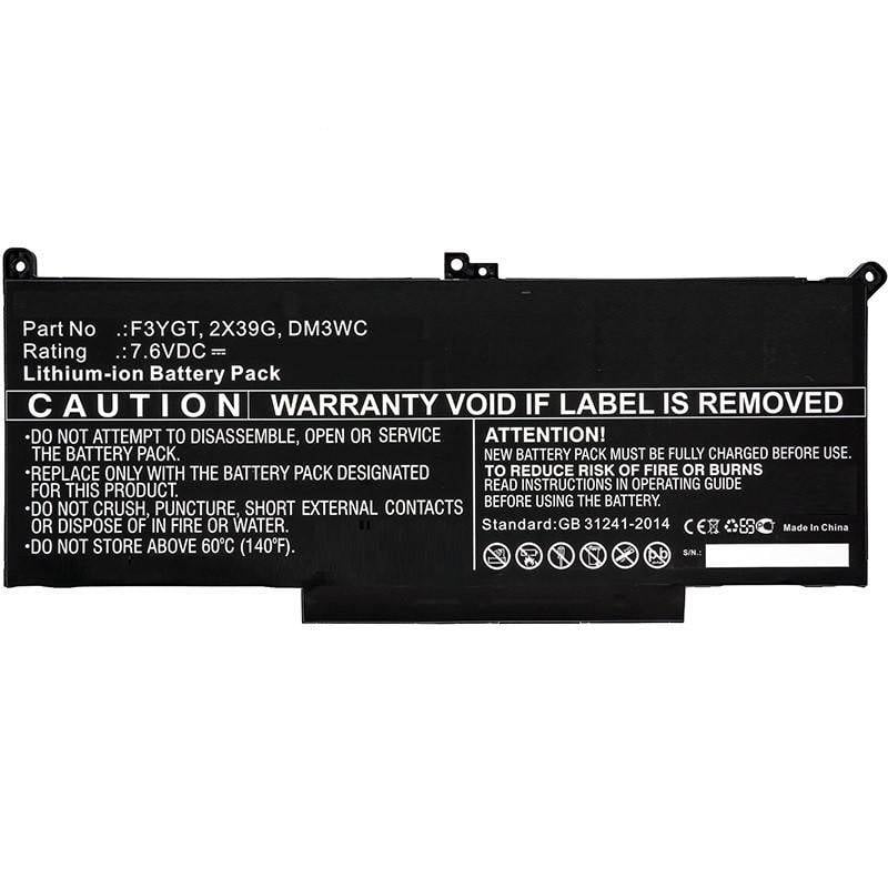 CoreParts Batterie de rechange MBXDE-BA0142 7.6 V Dell-0