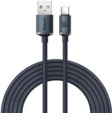 Câble USB-C vers USB-A 100W Série Crystal Shine Charge et Synchronisation 1,2m