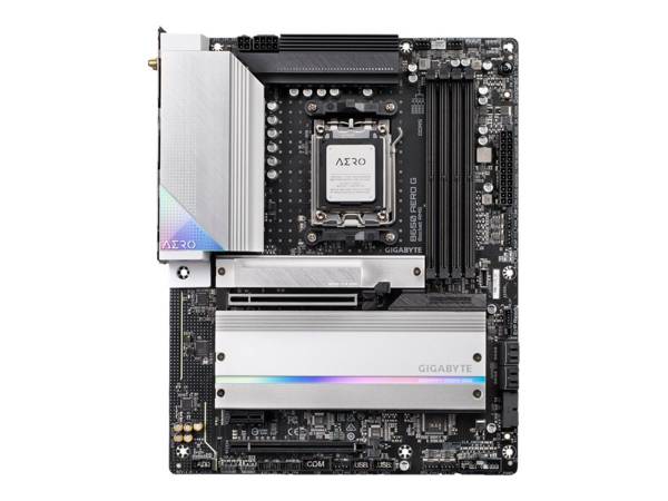 GIGABYTE B650 AERO G Carte mère - Compatible avec les processeurs AMD Ryzen série 9000, jusqu'à 8000 MHz DDR5 (OC), 1xPC