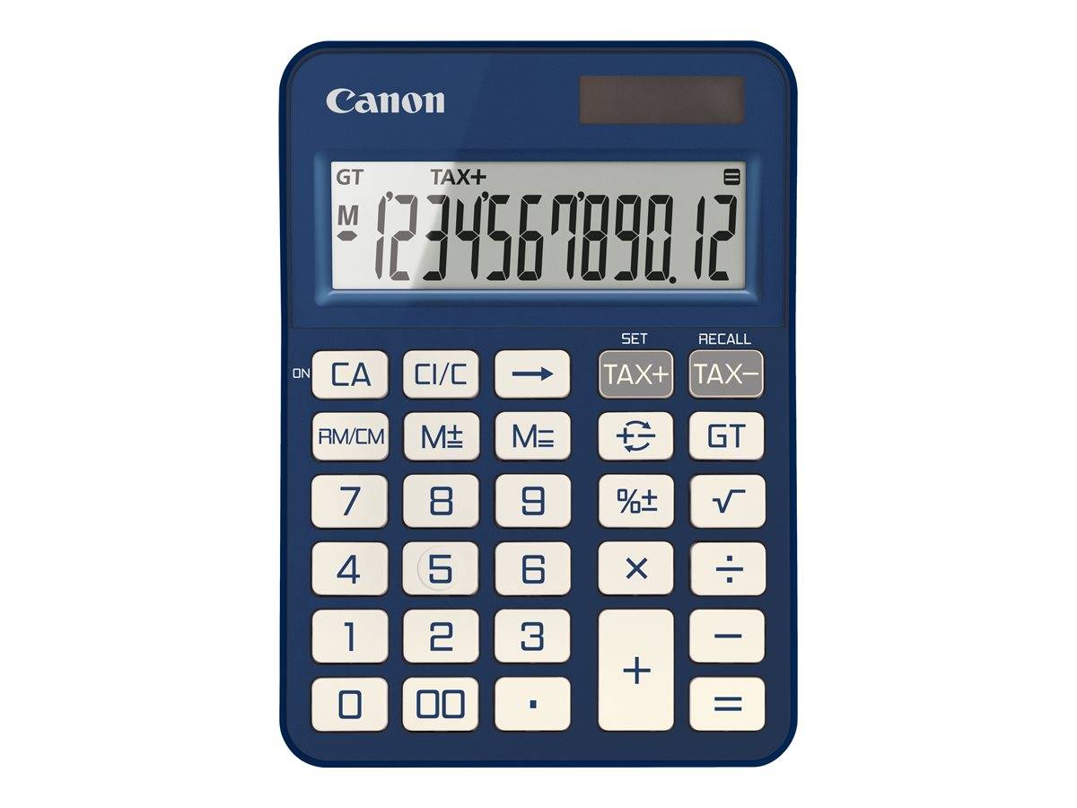 Calculatrice de bureau Canon KS-125KB - Bleu-0