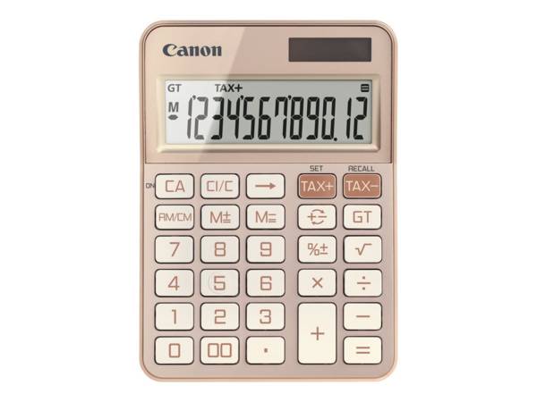 Calculatrice de bureau Canon KS-125KB - Or rose