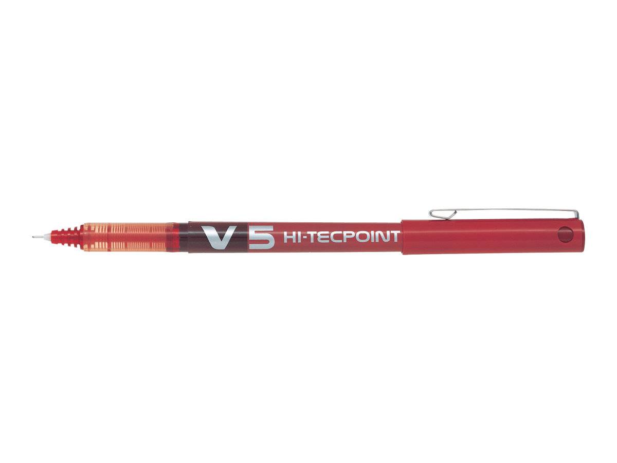 Stylo roller Pilot Hi-tecpoint 0,5 mm - rouge-1