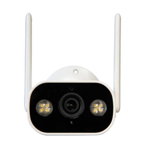 Caméra WiFi 2K fixe avec IA et lumière Blanc