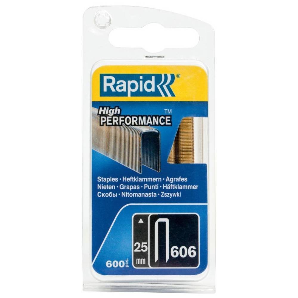 Agrafe Rapid 606 Galva 12mm Agrafes Galvanisées Robustes Pour Agrafeuse Rapid. - Rapid-0