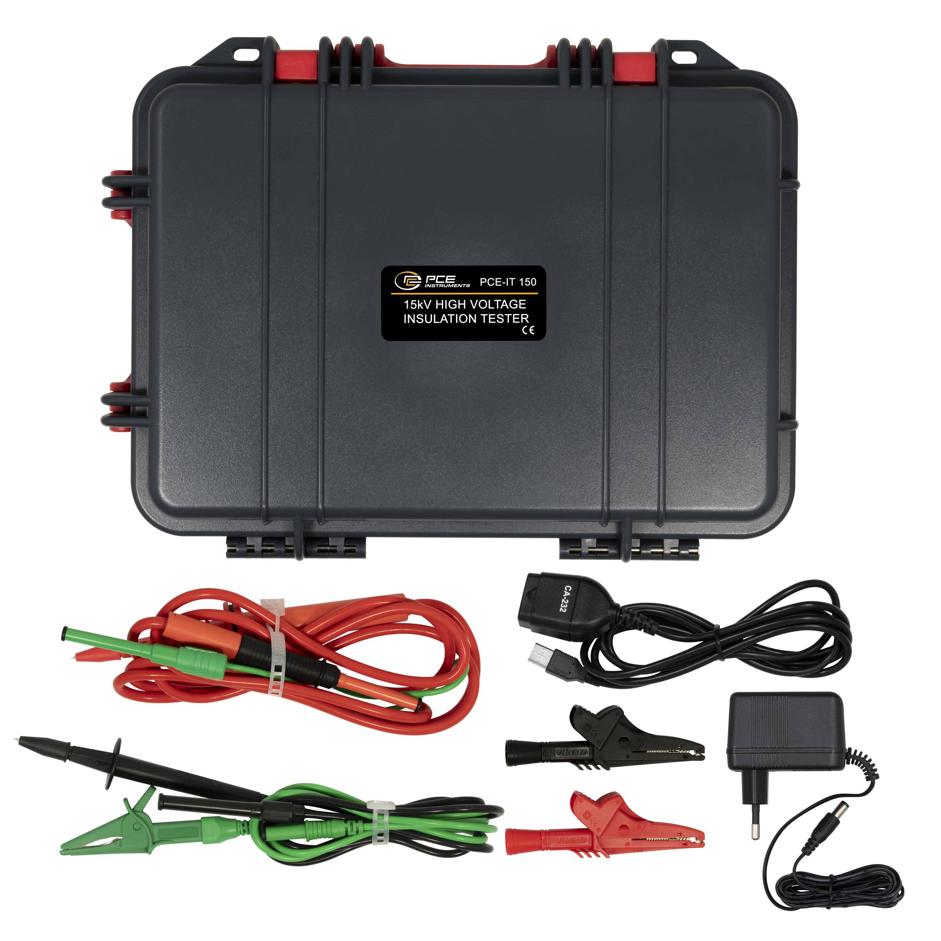 PCE Instruments Appareil de mesure de l'isolation 15000 V 30 TΩ-6