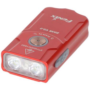 Lampe porte-clés LED Fenix E03R V2.0, édition limitée, 500 lumens maximum, avec feu de position, batterie Li-polymère...