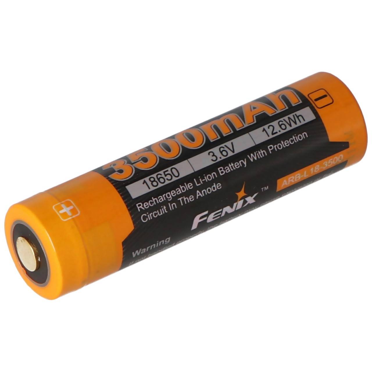 Batterie Li-Ion Fenix ARB-L18-3500 18650, capacité 3500mAh protégée-3