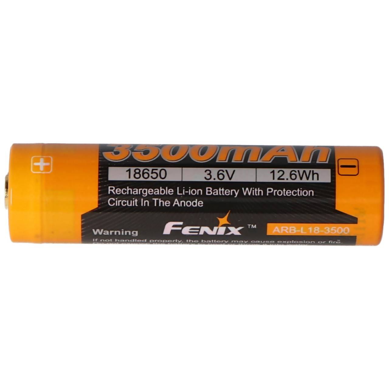 Batterie Li-Ion Fenix ARB-L18-3500 18650, capacité 3500mAh protégée-4
