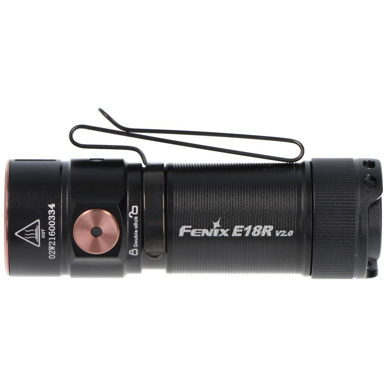Lampe de poche LED Fenix E18R V2.0, maximum 1200 lumens, ultra-compacte et légère, avec batterie Fenix ARB-L16-700P-3
