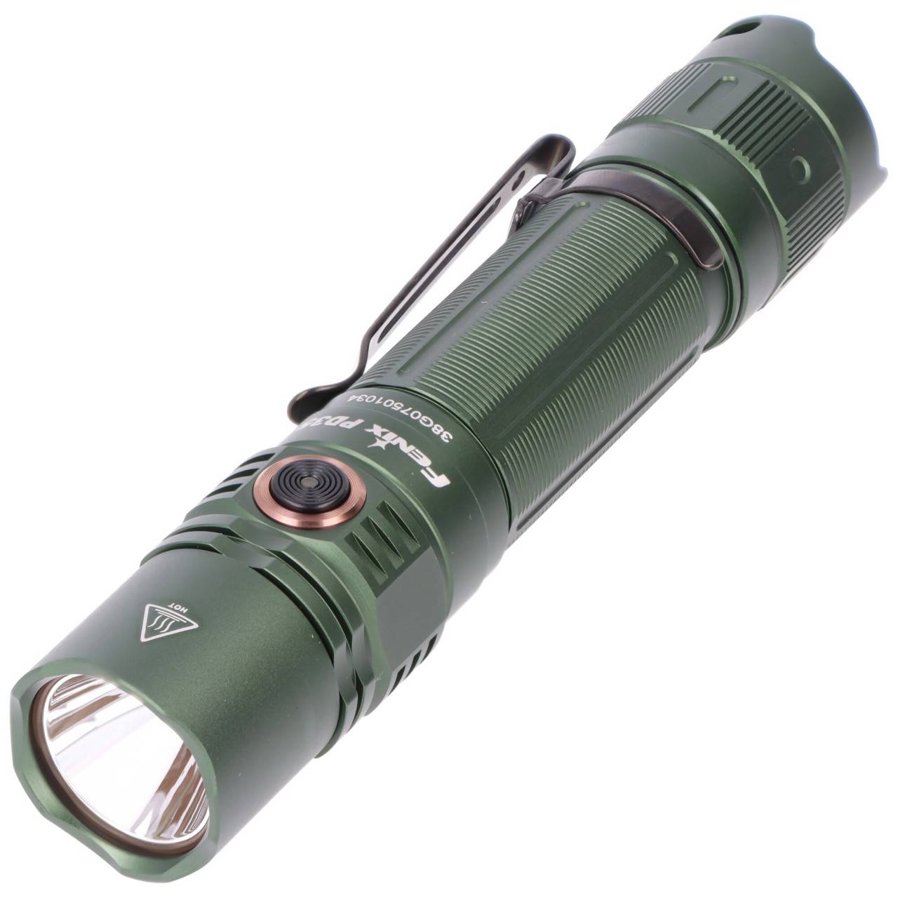 Lampe de poche LED Fenix PD35 V3.0, version spéciale Tropic Green, maximum 1700 lumens, LED SFT40, avec batterie...-0