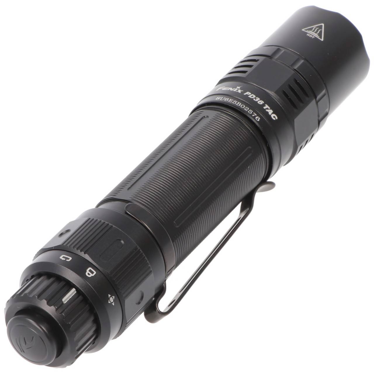 Lampe de poche LED Fenix PD36 TAC Lampe de poche tactique avec interrupteur rotatif à une main Max 3000 Lumens...-3