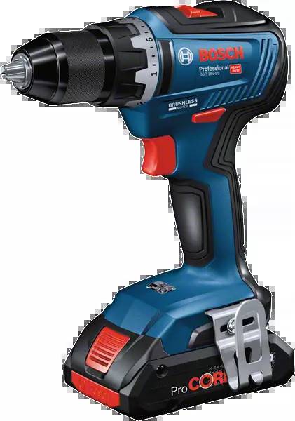 Perceuse-visseuse sans fil Bosch Professional GSR 18V-55 06019H5209 18 V 4.0 Ah Li-Ion + 2 batteries, + chargeur, + acce-1