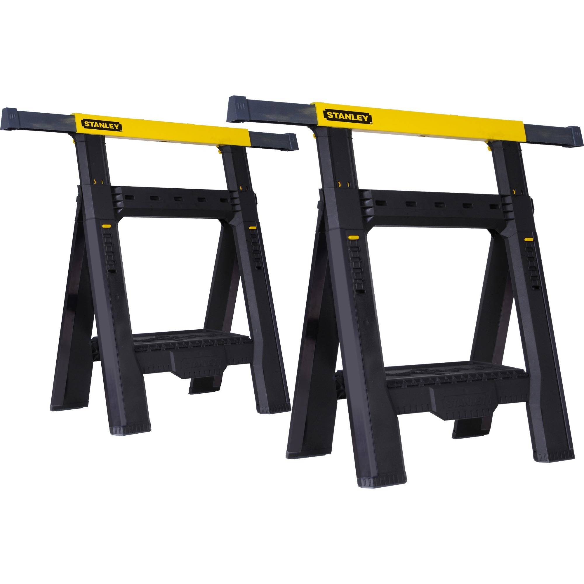 Lot de 2 pièces de tréteaux pliables télescopiques - Stanley Fatmax - STST1-70559-1