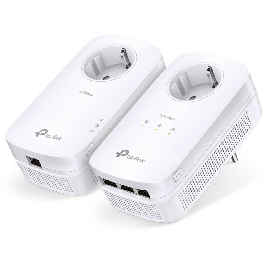 TP-Link TL-PA8033P KIT Adaptateur réseau CPL 1300 Mbit/s Ethernet/LAN Blanc 2 piece(s)-0