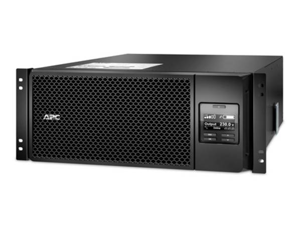 APC Smart-UPS SRT 6000VA RM UPS rack-mountable AC 230V 6000Watt 6000VA Ethernet 10/100 USB output connectors 13 4U Black