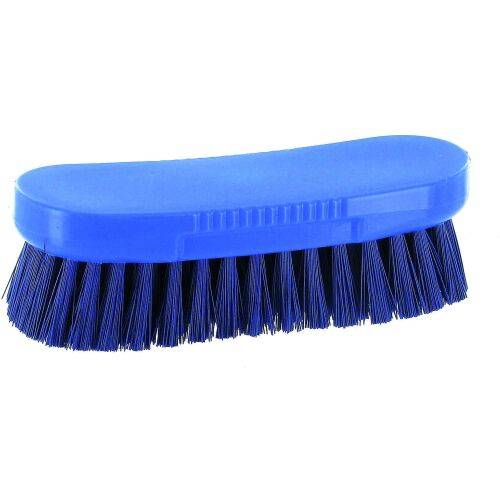 Brosse à main Gamme professionnel polyester largeur 19,5 cm bleue-0