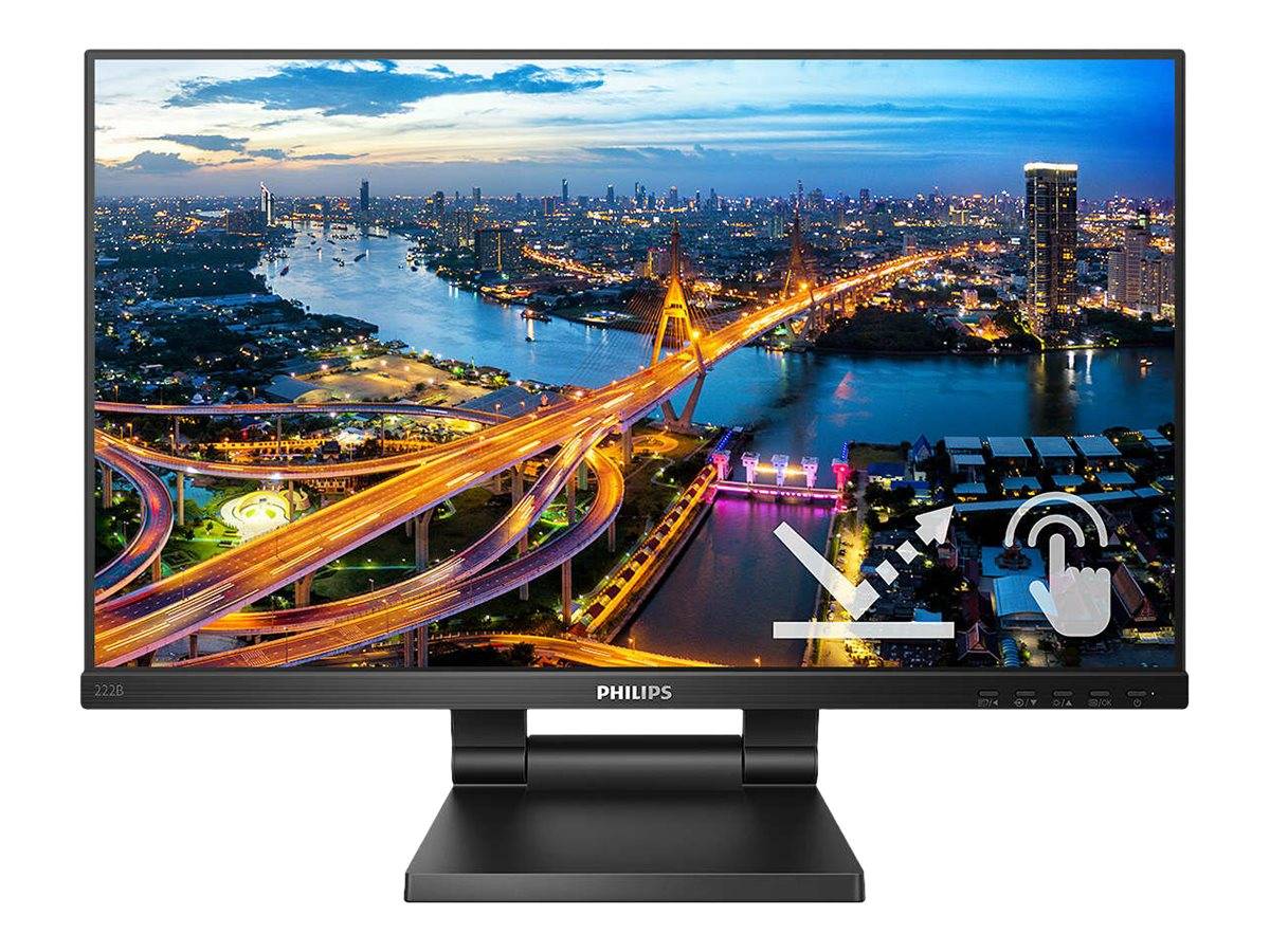 PHILIPS 222B1TC/00 21.5p 16:9 IPS FHD 60Hz 250cd/m2 D-SUB HDMI DP 1xUSB-B/3x USB 3.2-0