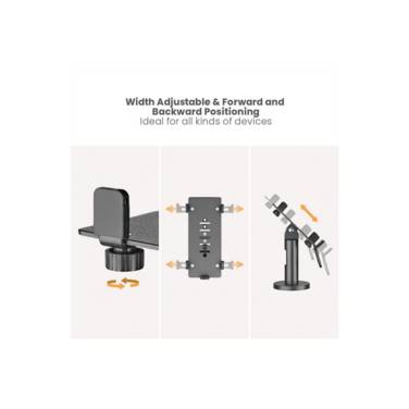 <br> Roline<br> <br> <br> Support de smartphone pour bras porte-écrans<br> 1 Écran(s)<br> <br> noir<br> <br>