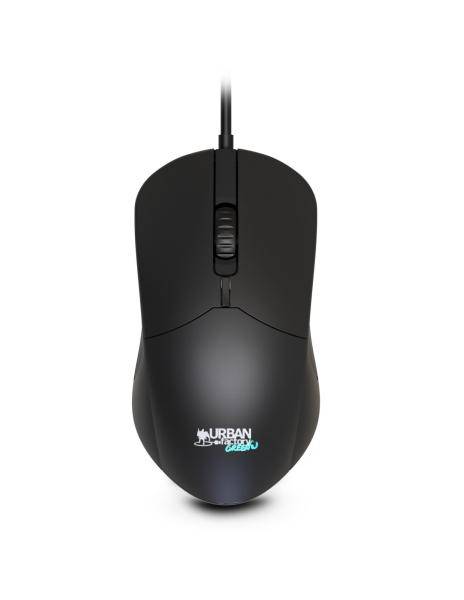 Urban Factory GWM01UF, Ambidextre, Optique, USB Type-A, 1200 DPI, Noir-0