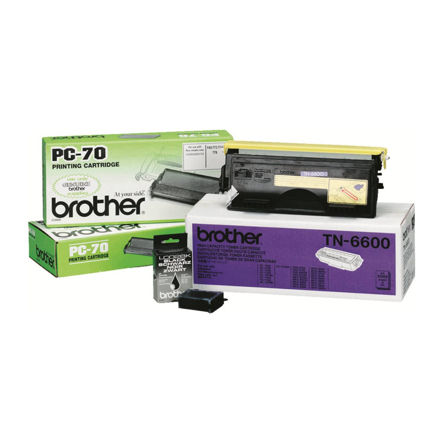 Cassette de toner d'origine Brother TN-6600 noir-1